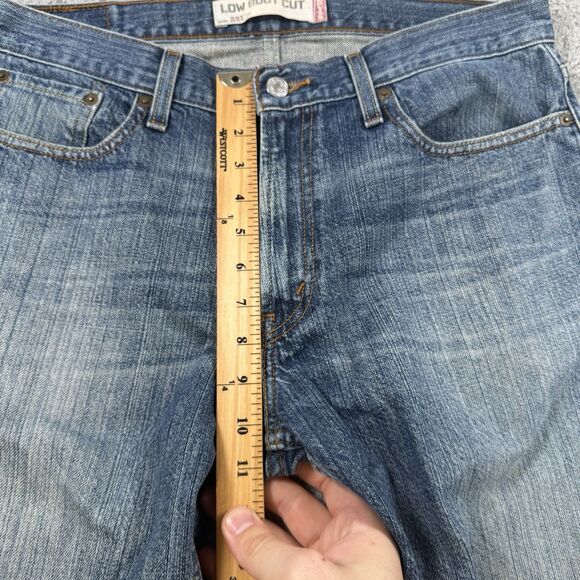 S Levis Jeans Mens 34x29 Blue 527 Slim‎ Bootcut Western Cowboy Denim - Picture 7 of 12